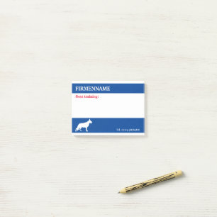 Bloco De Notas Notas de compromissos com Cão Pastor