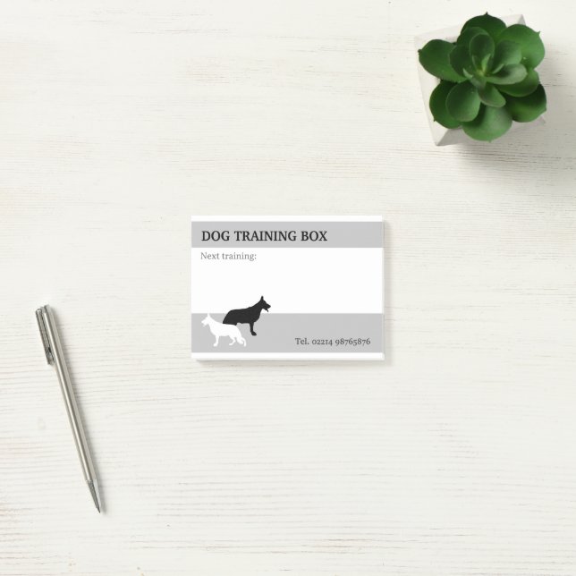 Bloco De Notas Notas de compromissos com Cão Pastor (Escritótio)