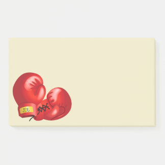 Bloco De Notas Notas de Design de Luvas de Boxing