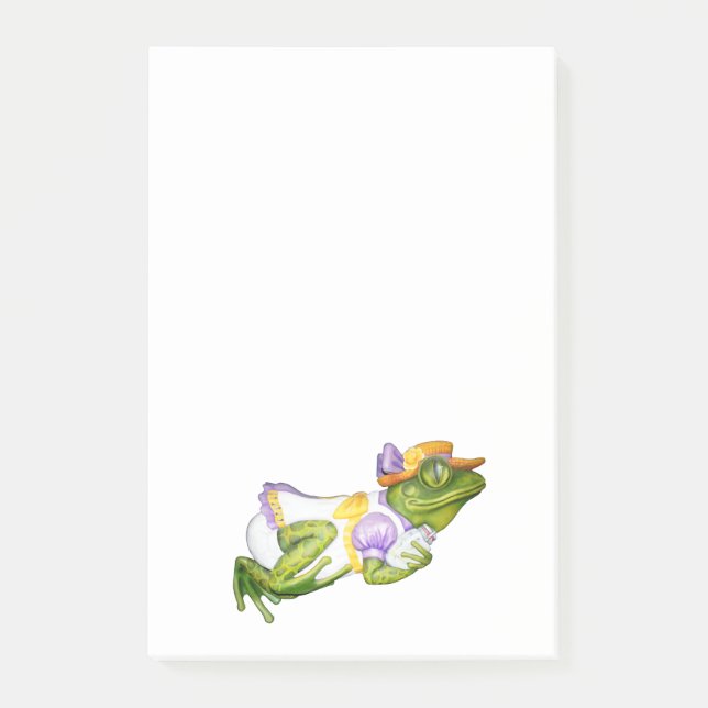 Bloco De Notas Notas de Fotografia do Sapo Carousel Animal (Frente)