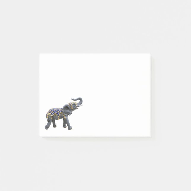 Bloco De Notas Notas de Fotos de Elefante de Cavalinho de Parque (Frente)