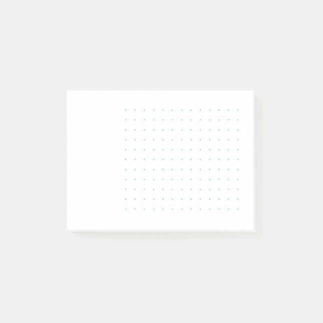 Bloco De Notas Notas de Grade Pontilhada (Frente)
