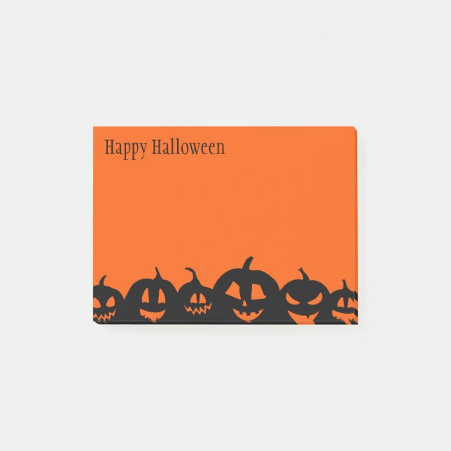 Bloco De Notas Notas de Halloween (Frente)