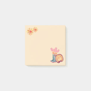 Bloco De Notas Notas de Jardinagem Floral