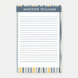 Bloco De Notas Notas de Linhas Coloridas