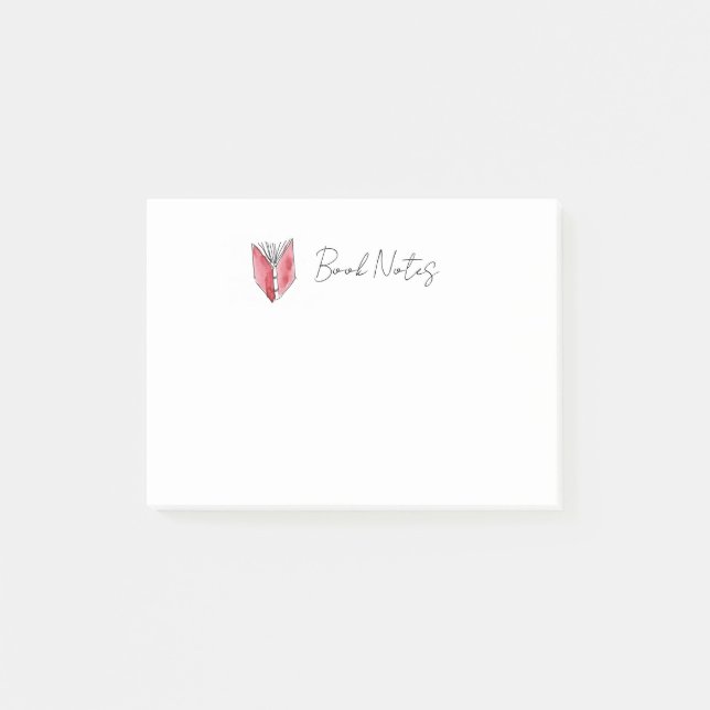 Bloco De Notas Notas de Livro Post It Notes (Frente)