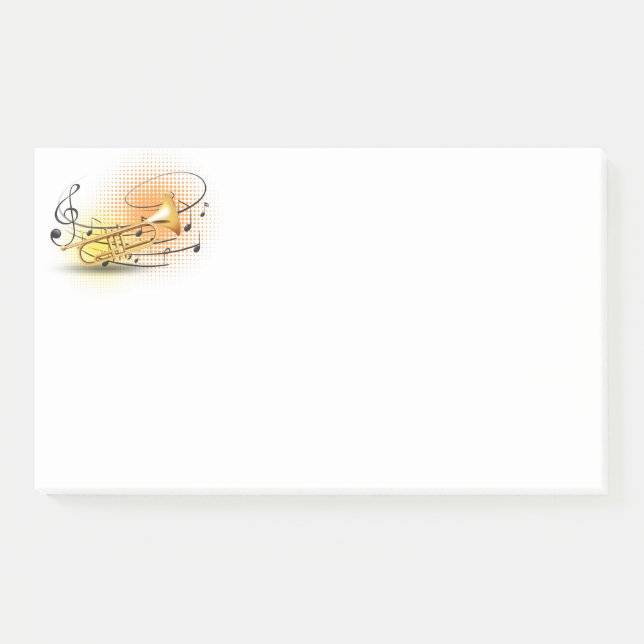 Bloco De Notas Notas de Música Postam Notas (Frente)