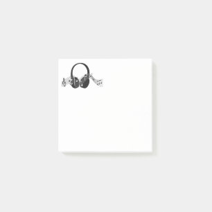 Bloco De Notas Notas de Música Postam Notas