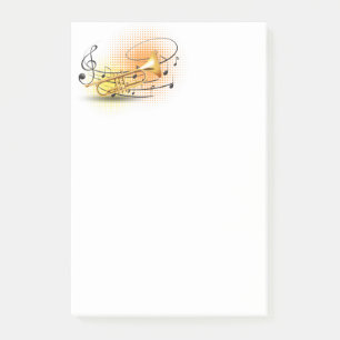 Bloco De Notas Notas de Música Postam Notas