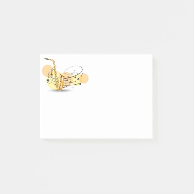 Bloco De Notas Notas de Música Postam Notas (Frente)