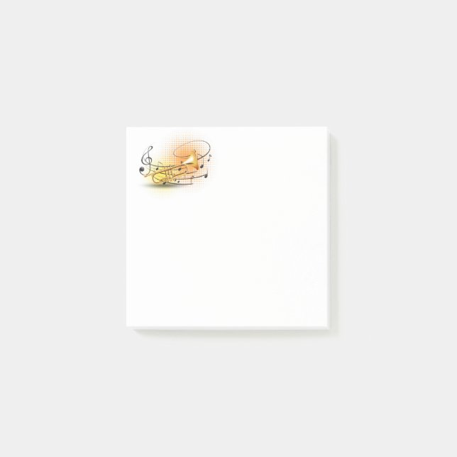 Bloco De Notas Notas de Música Postam Notas (Frente)