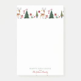 Bloco De Notas Notas de Natal cervo | Notas | Notas Adesivas