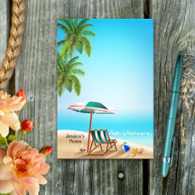 Notas de Natal de Praia Tropical