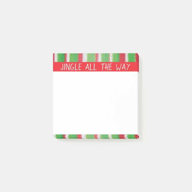 Bloco De Notas Notas de Natal Post-It® (Frente)