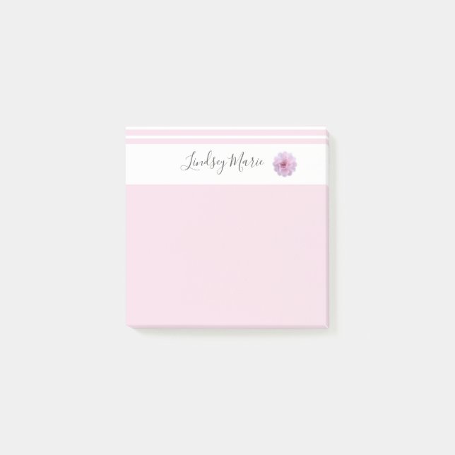 Bloco De Notas Notas de nome PERSONALIZADAS (Frente)