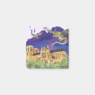 Bloco De Notas Notas de Notre Dame 3" x 3"