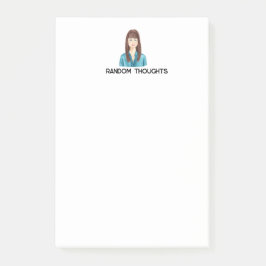 Bloco De Notas Notas de Pensamentos Aleatórios