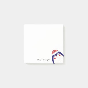 Bloco De Notas Notas de Pico Bastante Bastante Pinguim 3" x 3" Pó