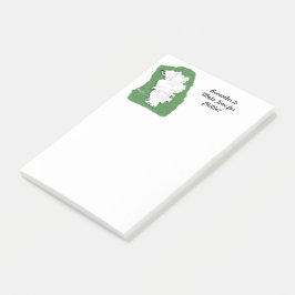 Bloco De Notas Notas de Pós-Ti® de Relaxamento Samoyed, 4" x 6"