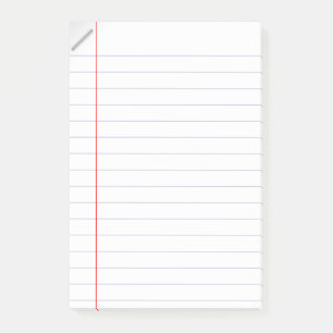 Bloco De Notas Notas de post-it alinhadas do papel do caderno