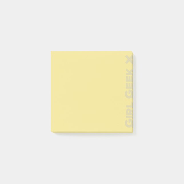 Bloco De Notas Notas de post-it amarelas (Frente)
