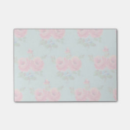 Bloco De Notas Notas de post-it cor-de-rosa desvanecidas lindos