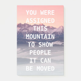 Bloco De Notas Notas de post-it da coleção da montanha