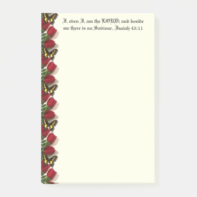 Bloco De Notas Notas de post-it da escritura (Frente)