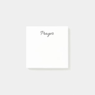 Bloco De Notas Notas de post-it da oração