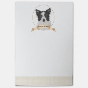 Bloco De Notas Notas de post-it de border collie