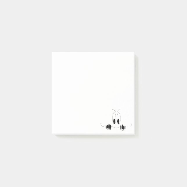 Bloco De Notas Notas de post-it® de olhos engraçados (Frente)