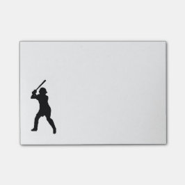 Bloco De Notas Notas de post-it do basebol