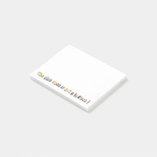 Bloco De Notas Notas de post-it engraçadas das citações do