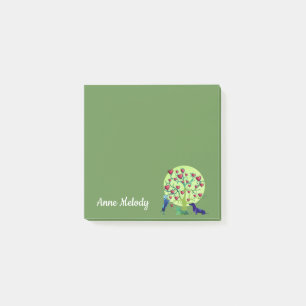 Bloco De Notas Notas de post-it feitas sob encomenda da árvore d
