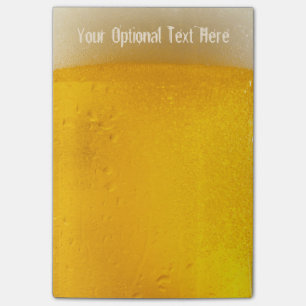 Bloco De Notas Notas de post-it feitas sob encomenda da CERVEJA