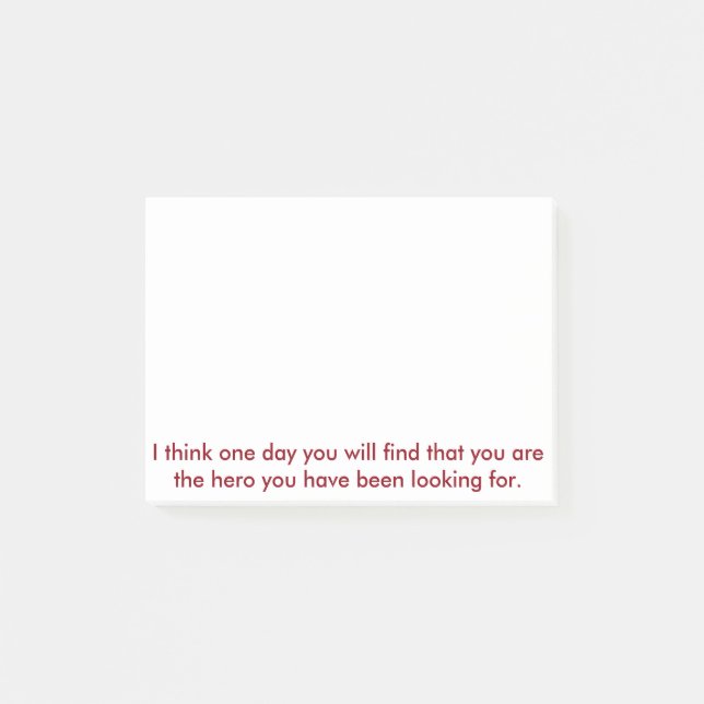 Bloco De Notas Notas de post-it inspiradas (Frente)