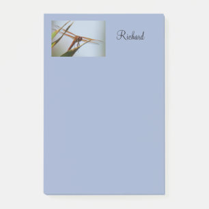 Bloco De Notas Notas de post-it personalizadas azul 4x6 da