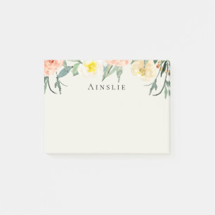Bloco De Notas Notas de post-it personalizadas jardim