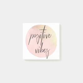 Bloco De Notas Notas de post-it positivas das impressões