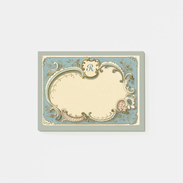 Bloco De Notas Notas de post-it quadro francês personalizadas (Frente)