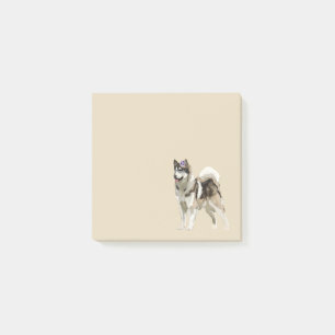 Bloco De Notas Notas de post-it roncas da arte do cão