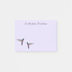 Bloco De Notas Notas de Poste personalizadas do Hummingbird