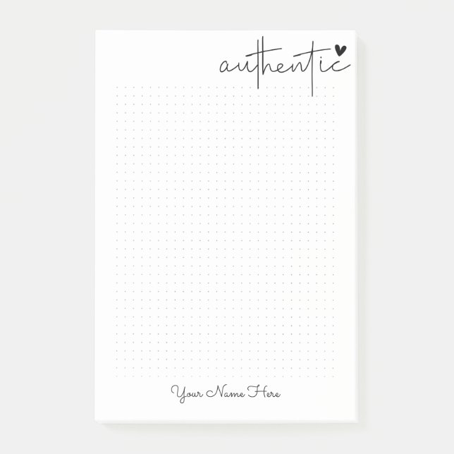 Bloco De Notas Notas de posto (Frente)