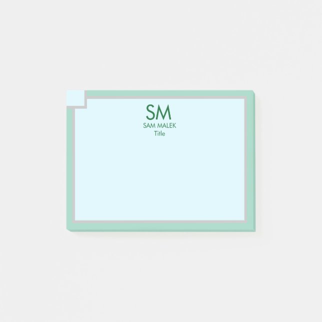 Bloco De Notas Notas de posto (Frente)