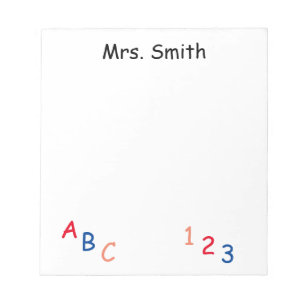 Bloco De Notas Notas de Posto ABC 123 PERSONALIZADAS
