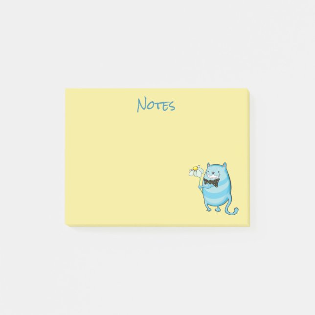 Bloco De Notas Notas de Posto Cat & Daisy (Frente)