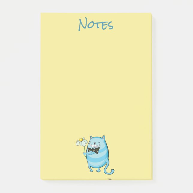 Bloco De Notas Notas de Posto Cat & Daisy (Frente)