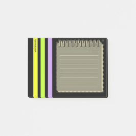 Bloco De Notas Notas de Posto Catnoir