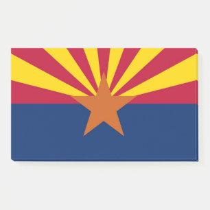 Bloco De Notas Notas de Posto com bandeira de Arizona, EUA