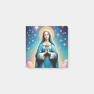 Bloco De Notas Notas de Posto da Virgin Mary